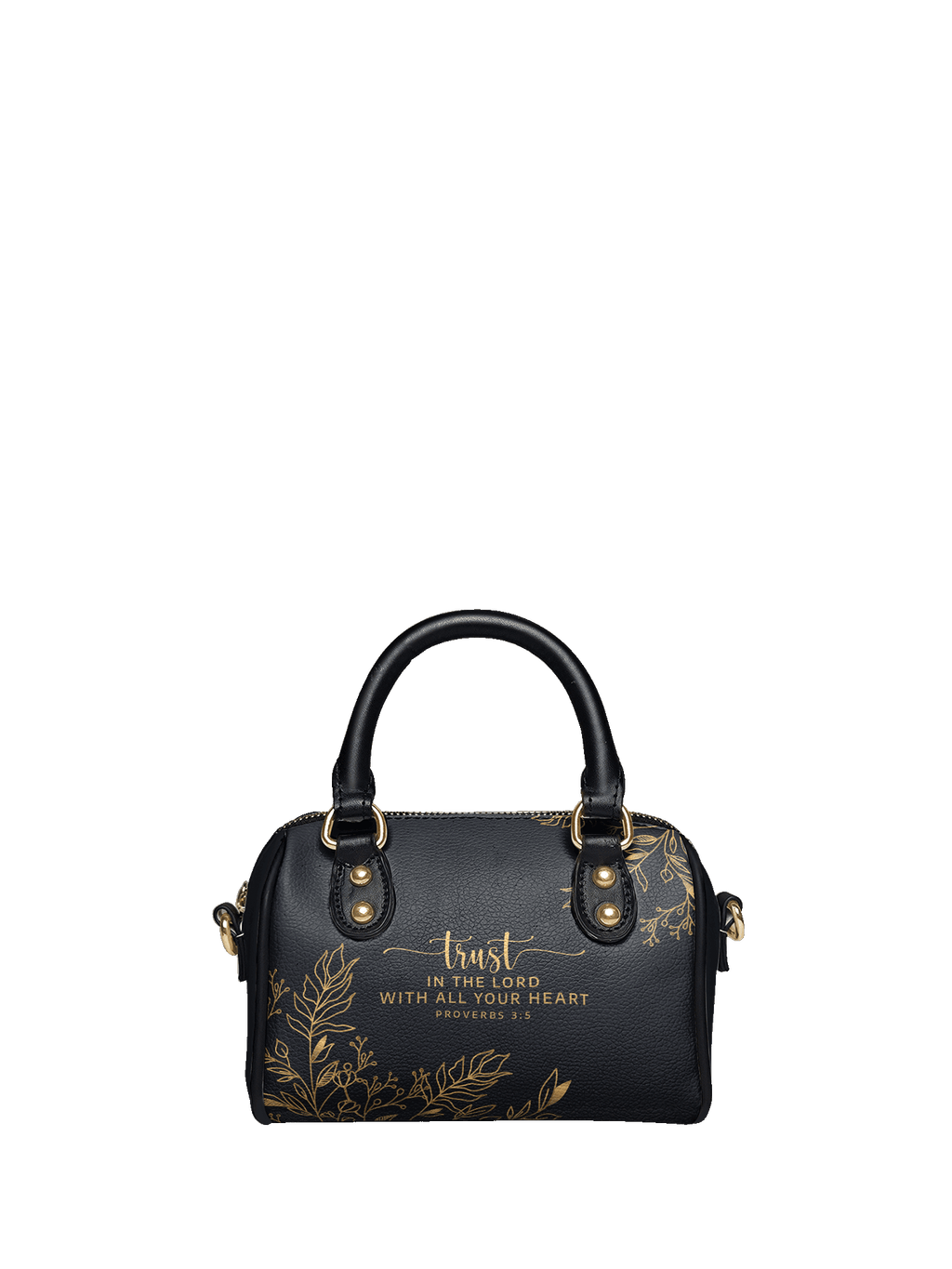 Trust Proverbs 3:5 Mini Satchel Handbag