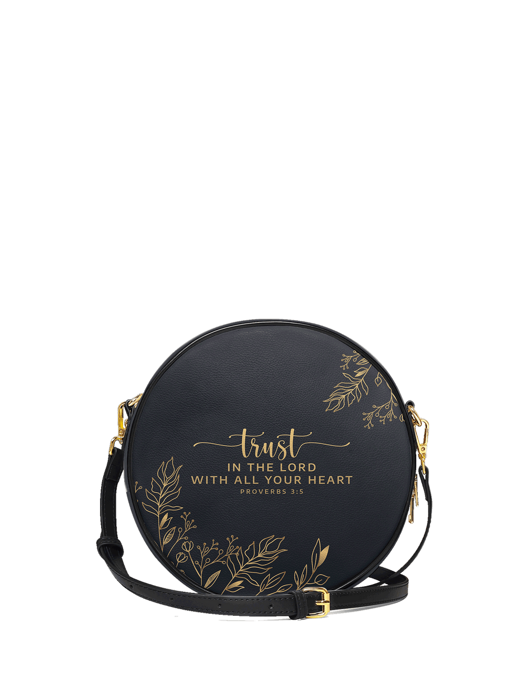 Trust Proverbs 3:5 Circle Crossbody Bag