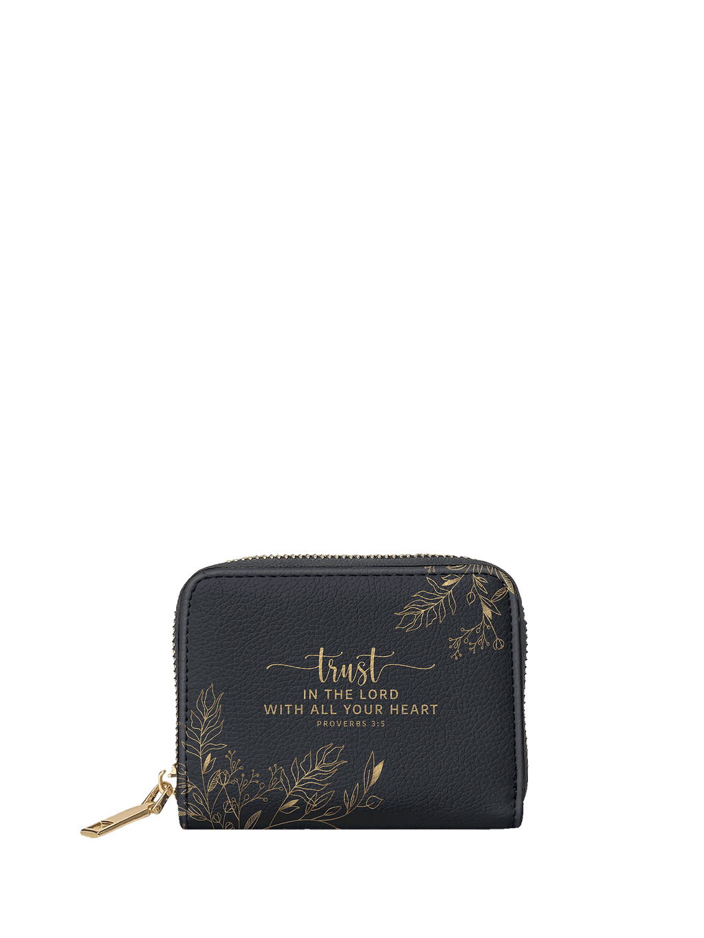 Trust Proverbs 3:5 Compact Mini Wallet