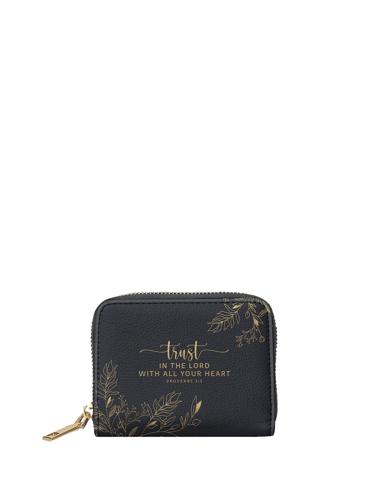 Trust Proverbs 3:5 Compact Mini Wallet