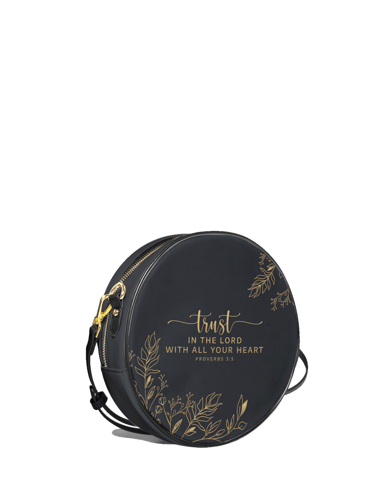 Proverbs 3:5 Trust Circle Crossbody Bag