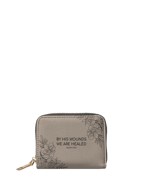 Complete Isaiah 53:5 Christian Mini Wallet