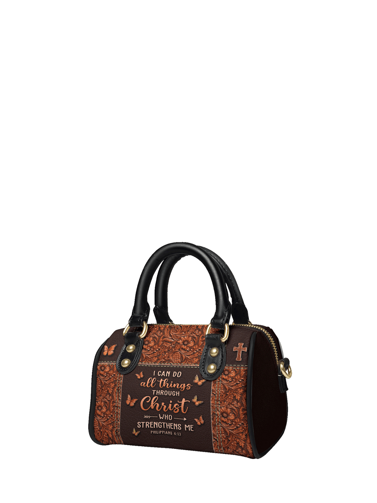 Believe Philippians 4:13 Mini Satchel Bag