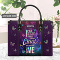 Personalized Philippians 4:13 Leather Handbag