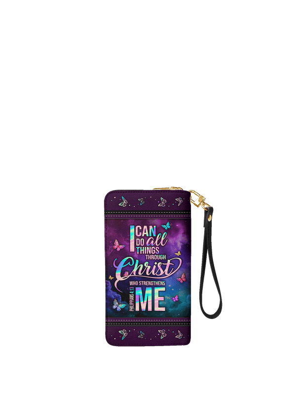 Limitless Philippians 4:13 Leather Wallet