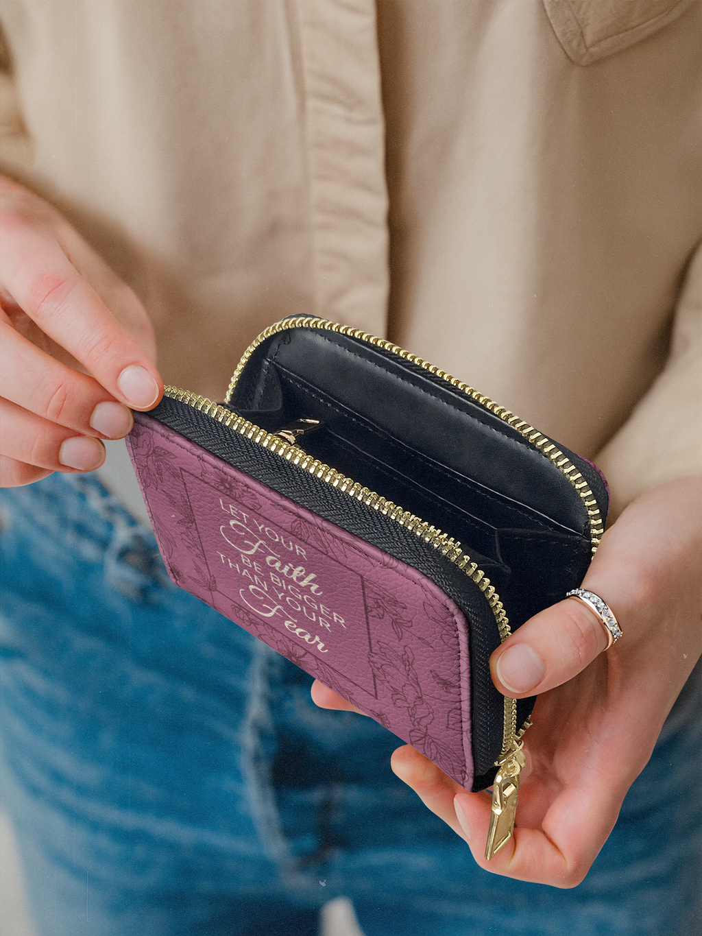 Flourish Mini Wallet Compact Card Holder