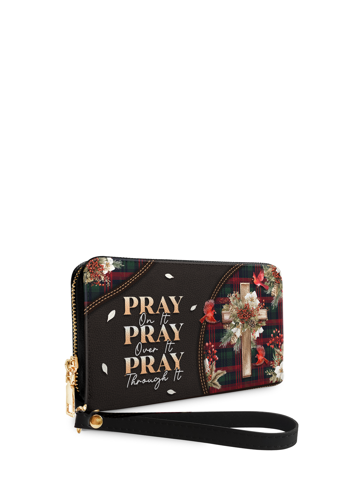 Pray Christian Faith Leather Wallet