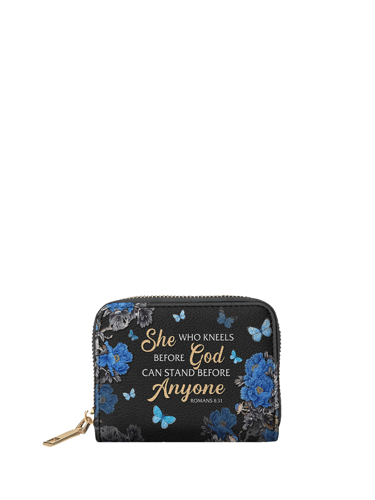 Romans 8:31 Anchor Bible Verse Mini Wallet