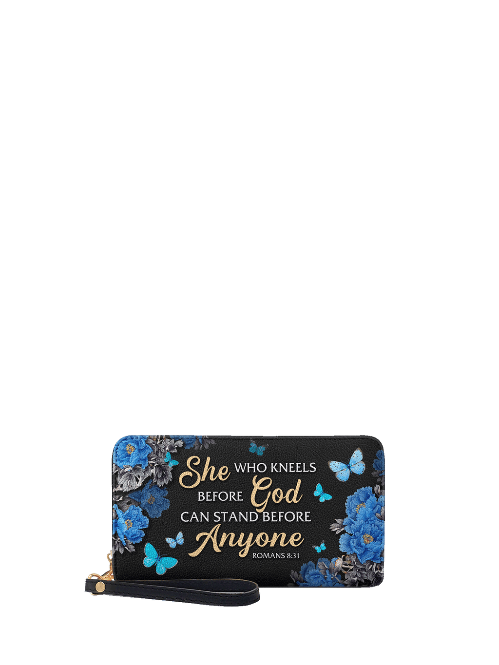 Anchor Romans 8:31 Leather Wallet