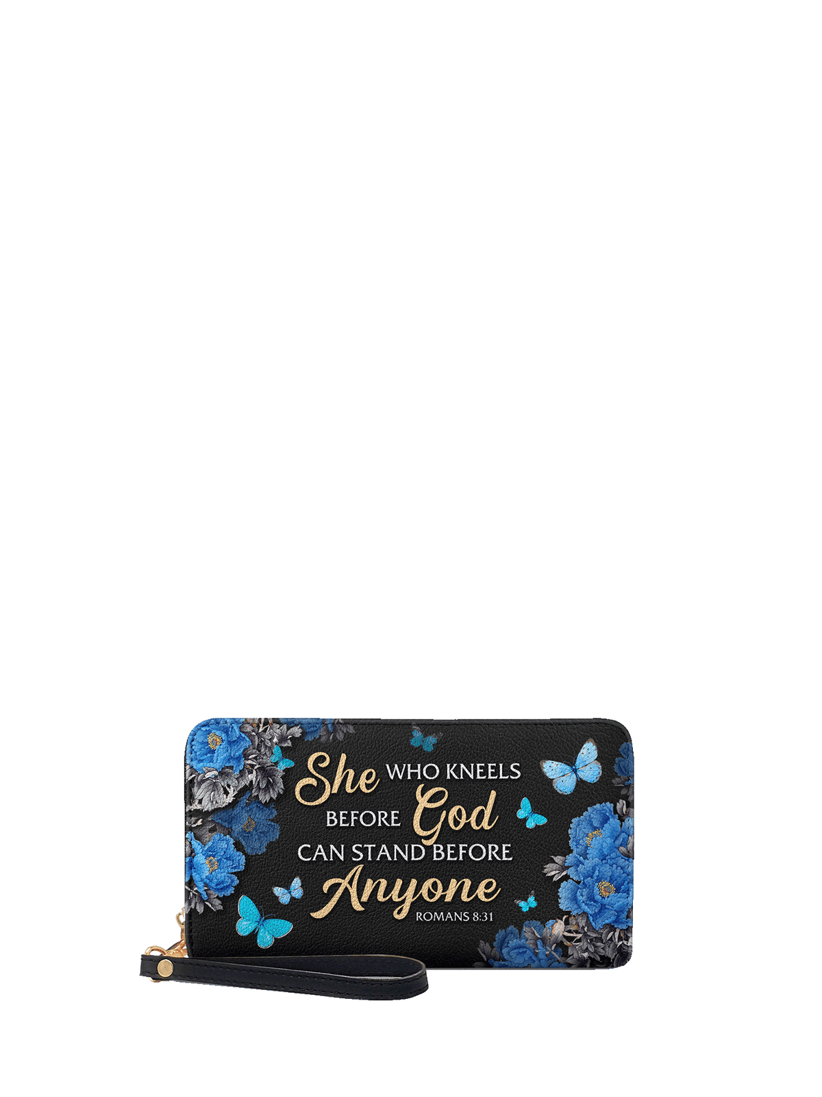 Anchor Romans 8:31 Leather Wallet