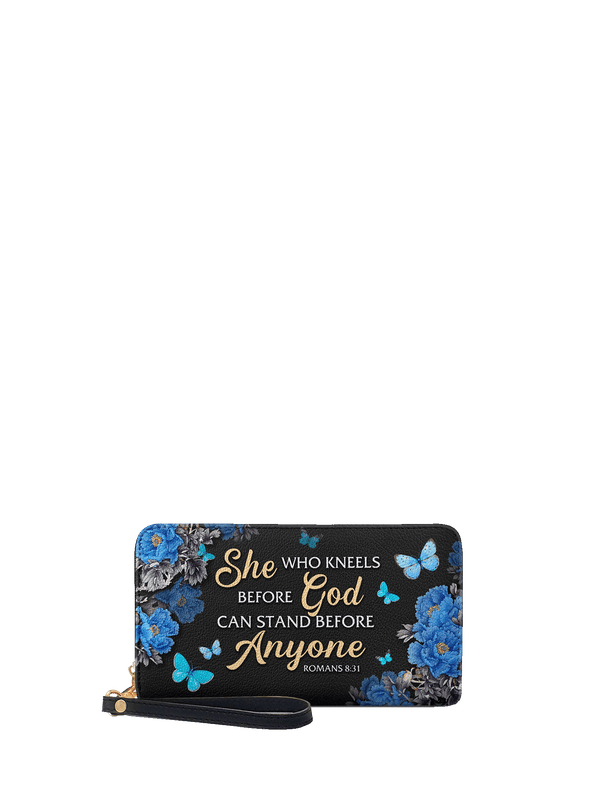 Anchor Romans 8:31 Leather Wallet