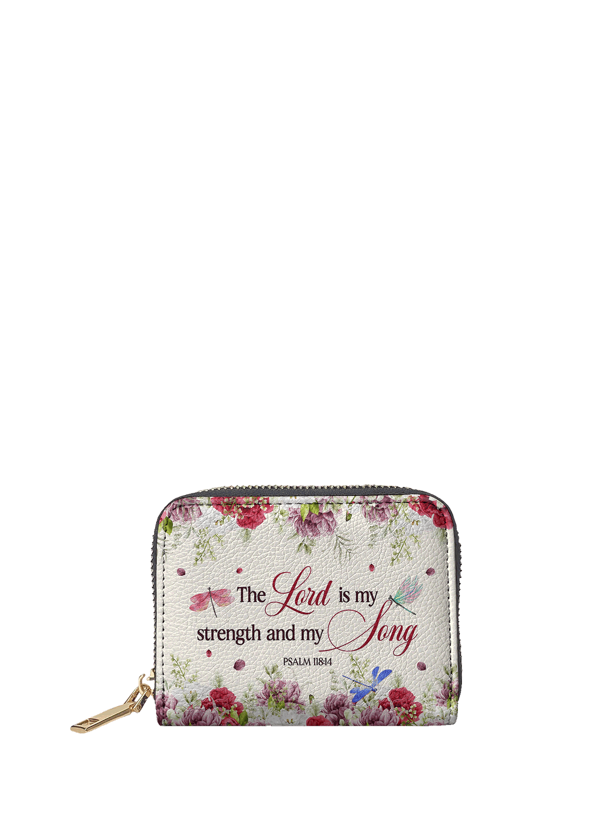 Psalm 118:14 Melody Bible Verse Mini Wallet