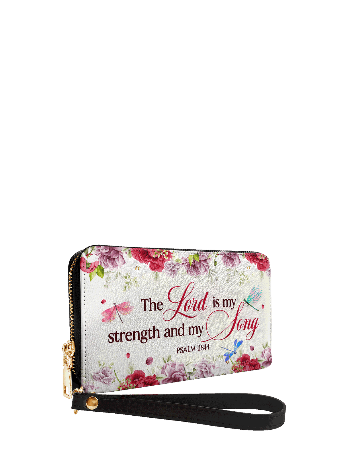 Melody Psalm 118:14 Bible Verse Wallet