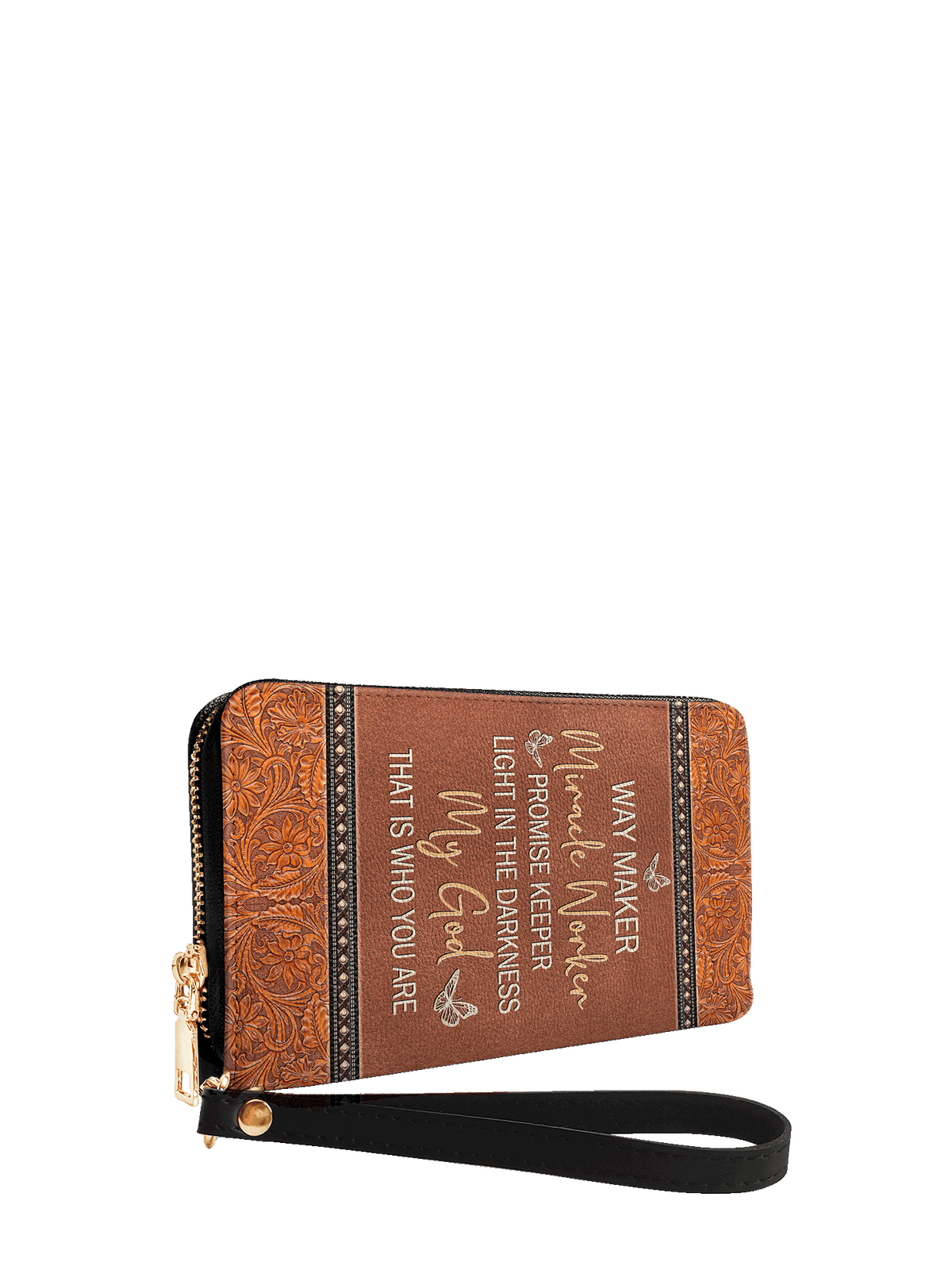 Waymaker Engraved Leather Wallet