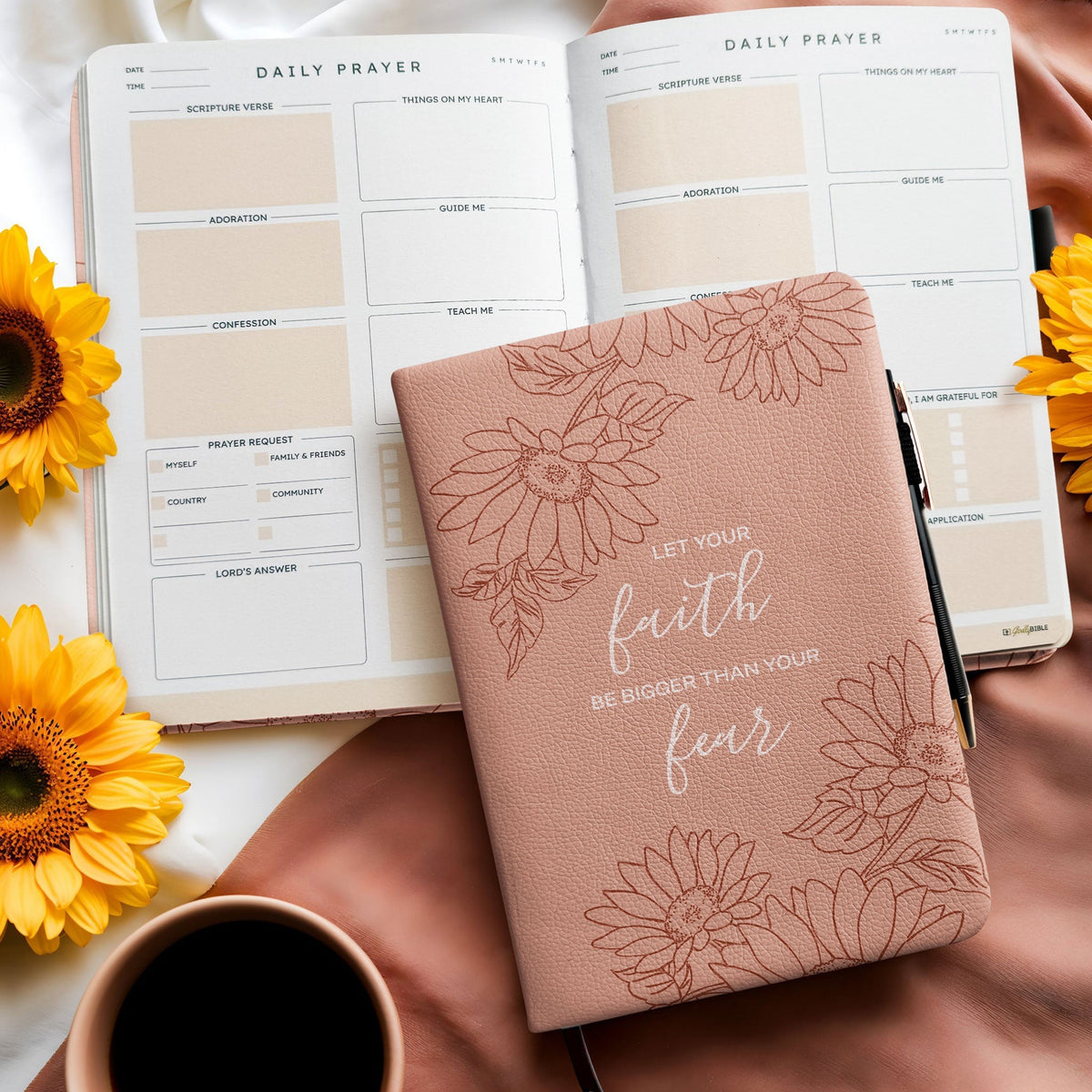 Graceful Leather Prayer & Devotional Journal