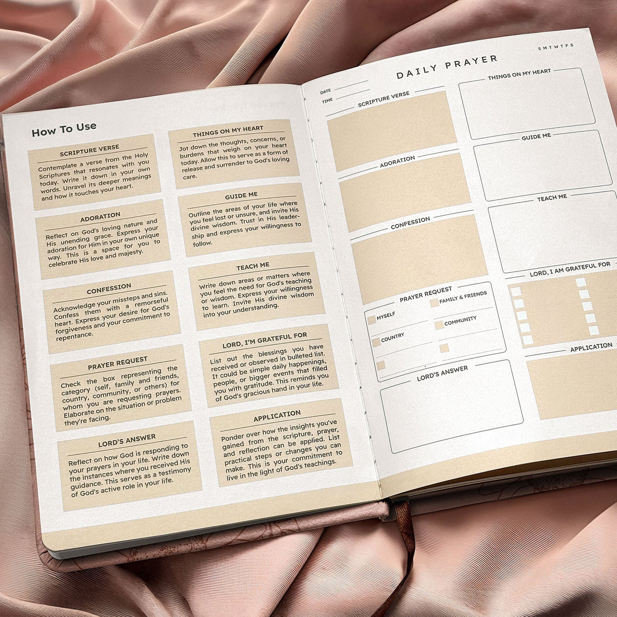 Graceful Leather Prayer & Devotional Journal