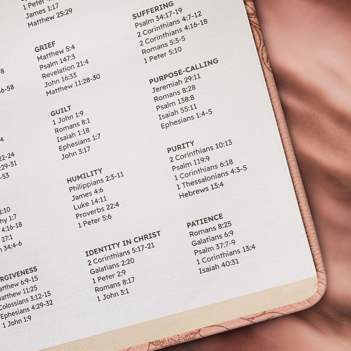 Graceful Leather Prayer & Devotional Journal
