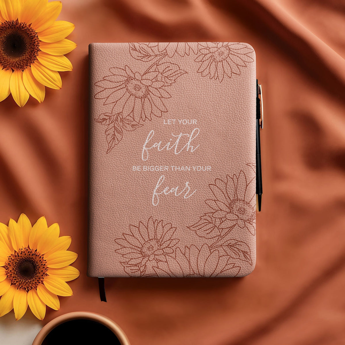 Graceful Leather Prayer & Devotional Journal