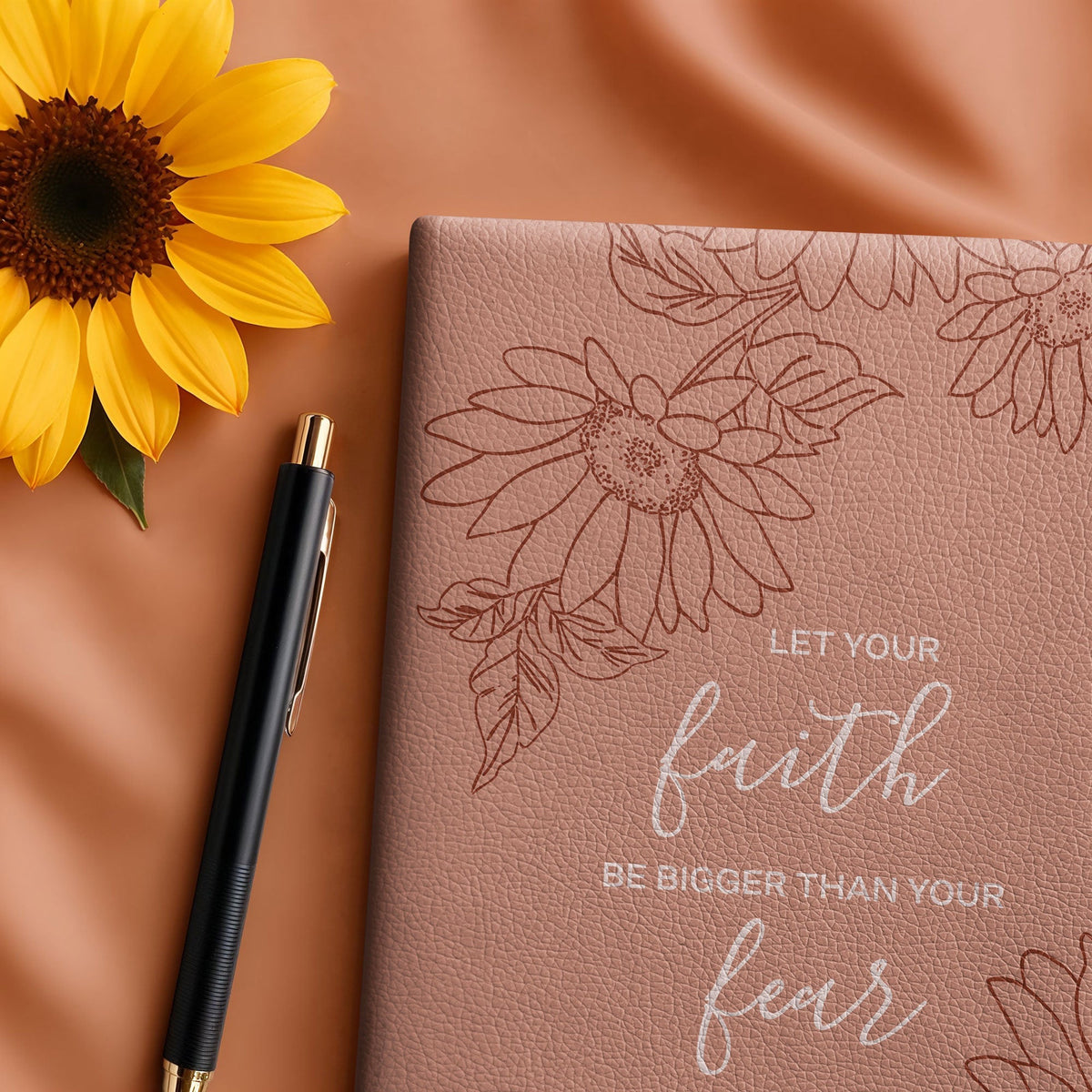 Graceful Leather Prayer & Devotional Journal