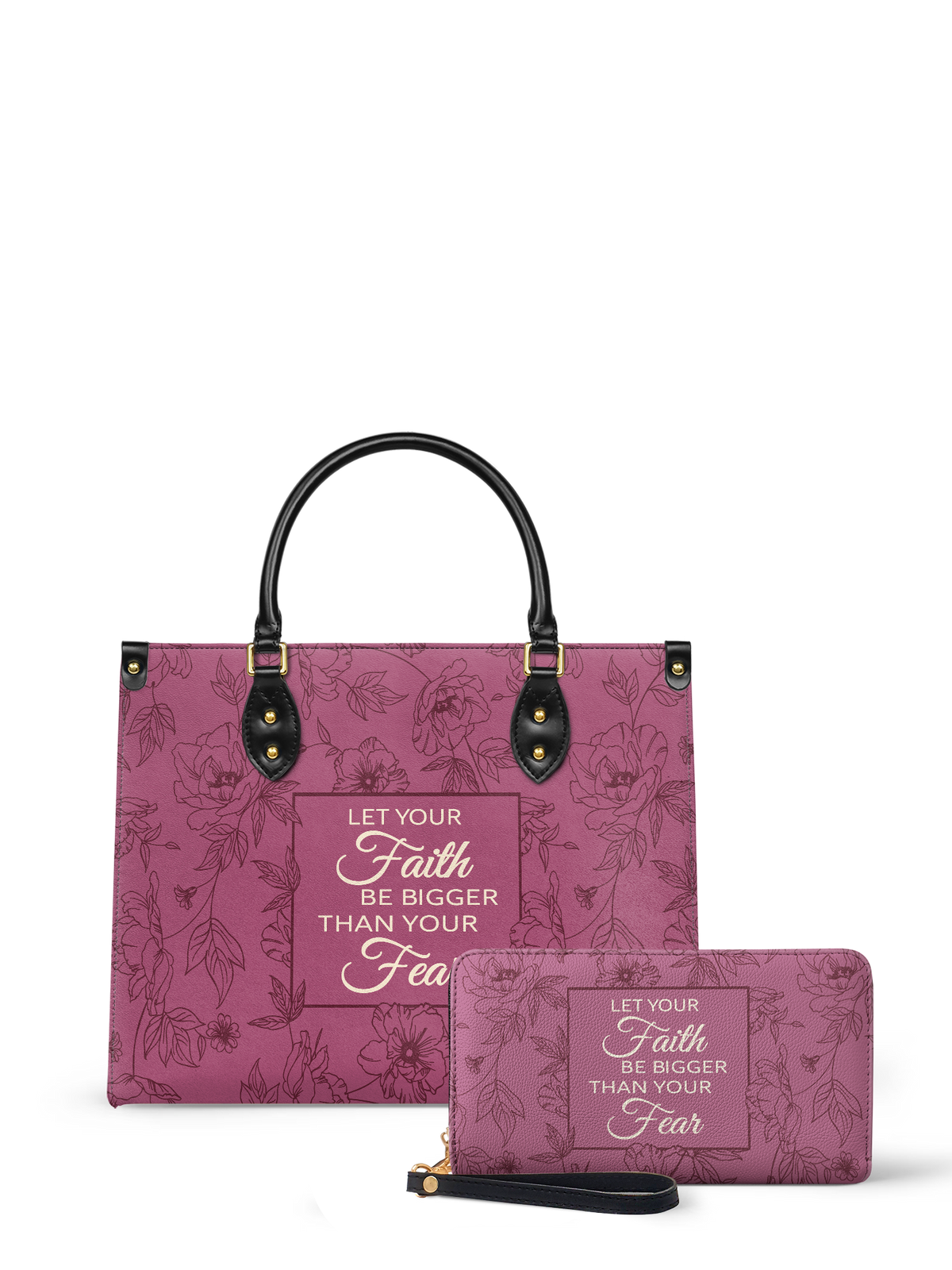 Flourish Classic Leather Handbag