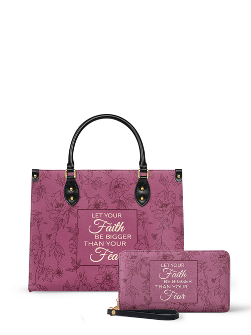 Flourish Classic Leather Handbag