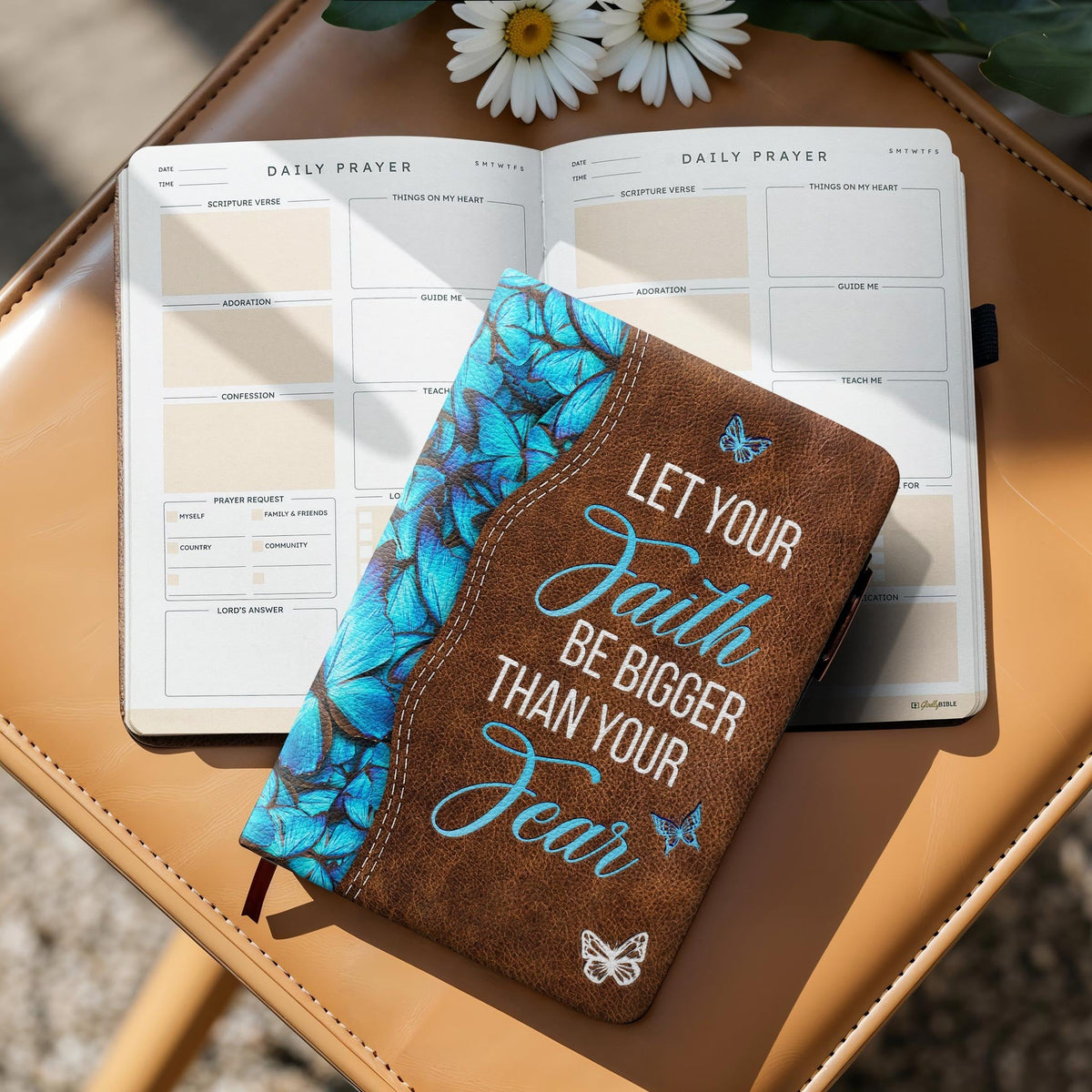 Light Leather Daily Prayer Journal