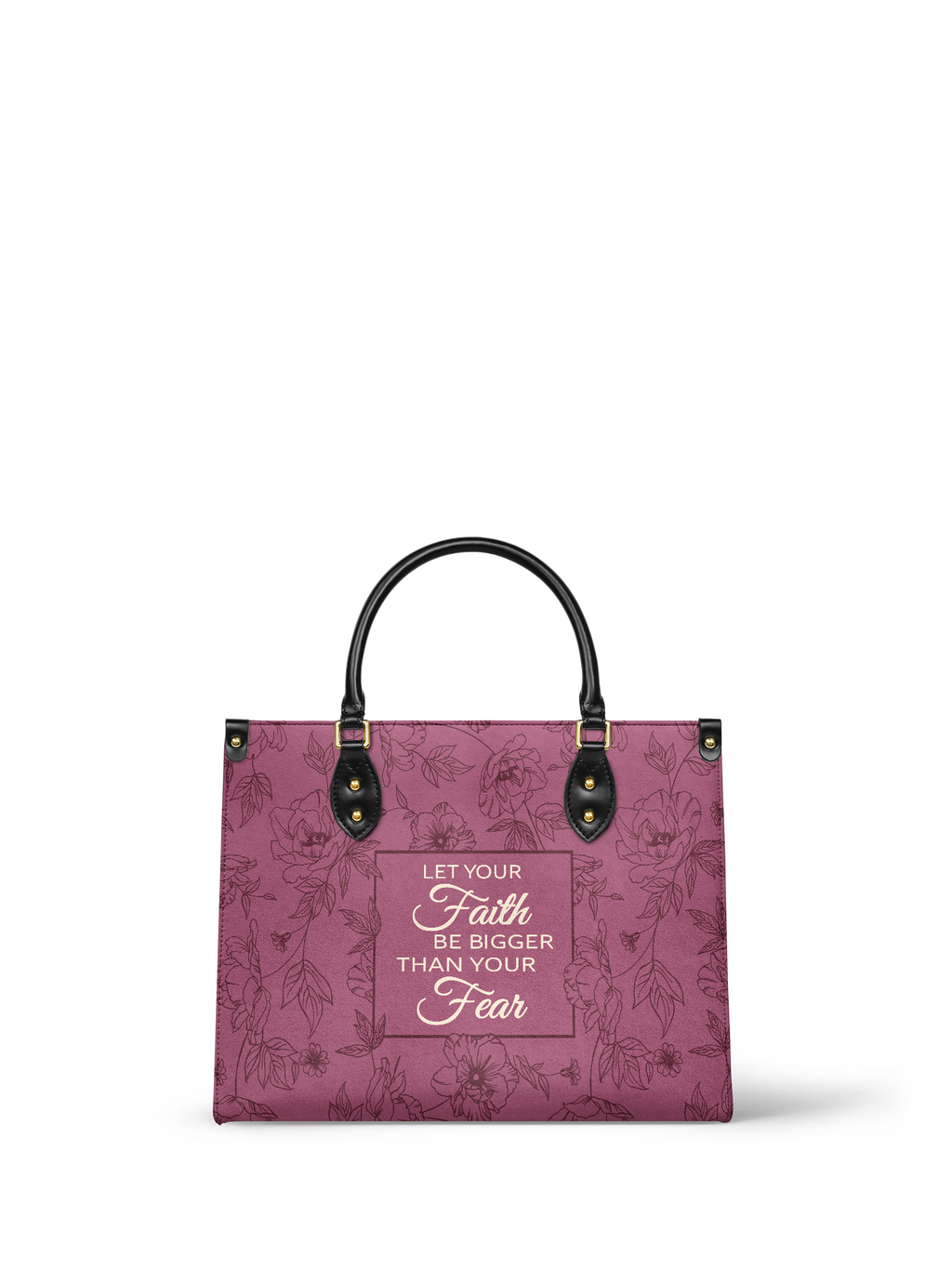 Flourish Elegant Leather Handbag