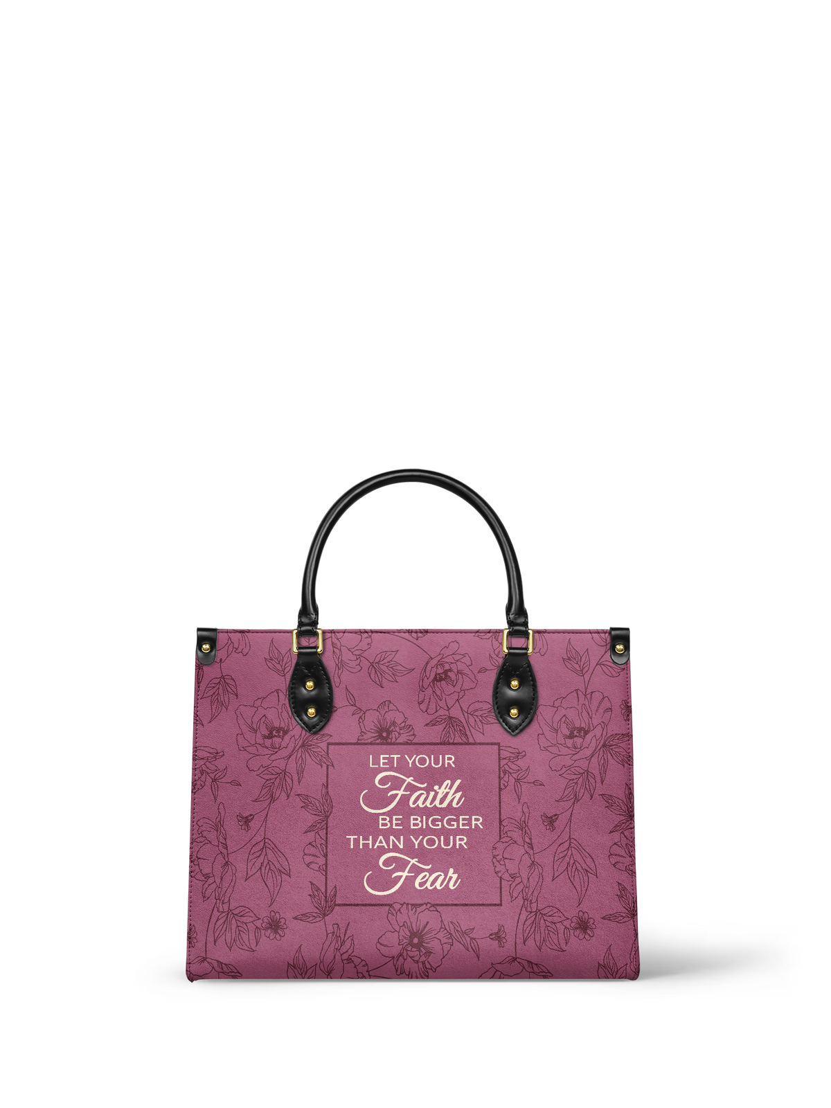 Flourish Elegant Leather Handbag