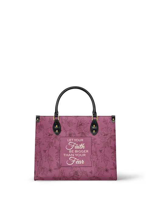 Flourish Elegant Leather Handbag