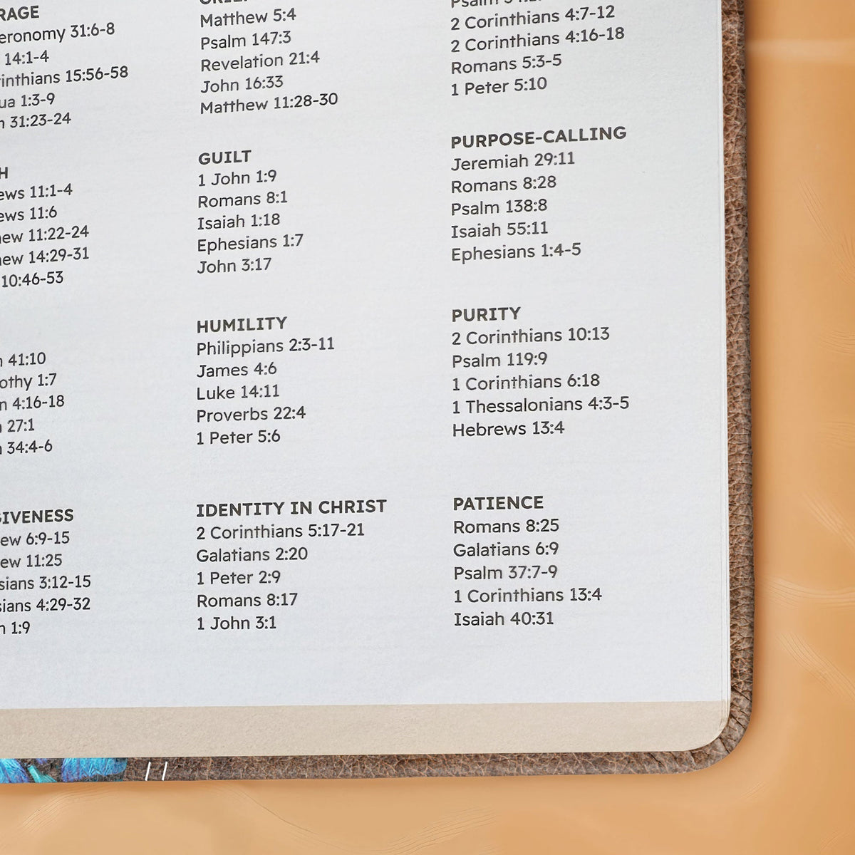 Light Leather Daily Prayer Journal