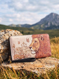 Lion of Judah Joshua 1:9 Scripture Wallet