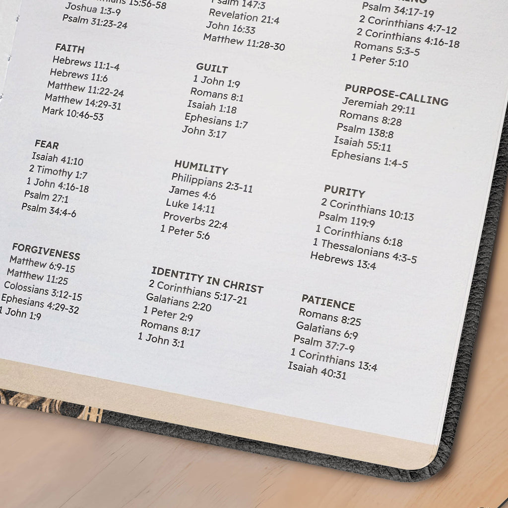 Wisdom Job 34:32 Leather Prayer Journal