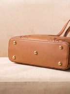 Majestic "Be Still Psalm 46:10" Embossed Leather Tote