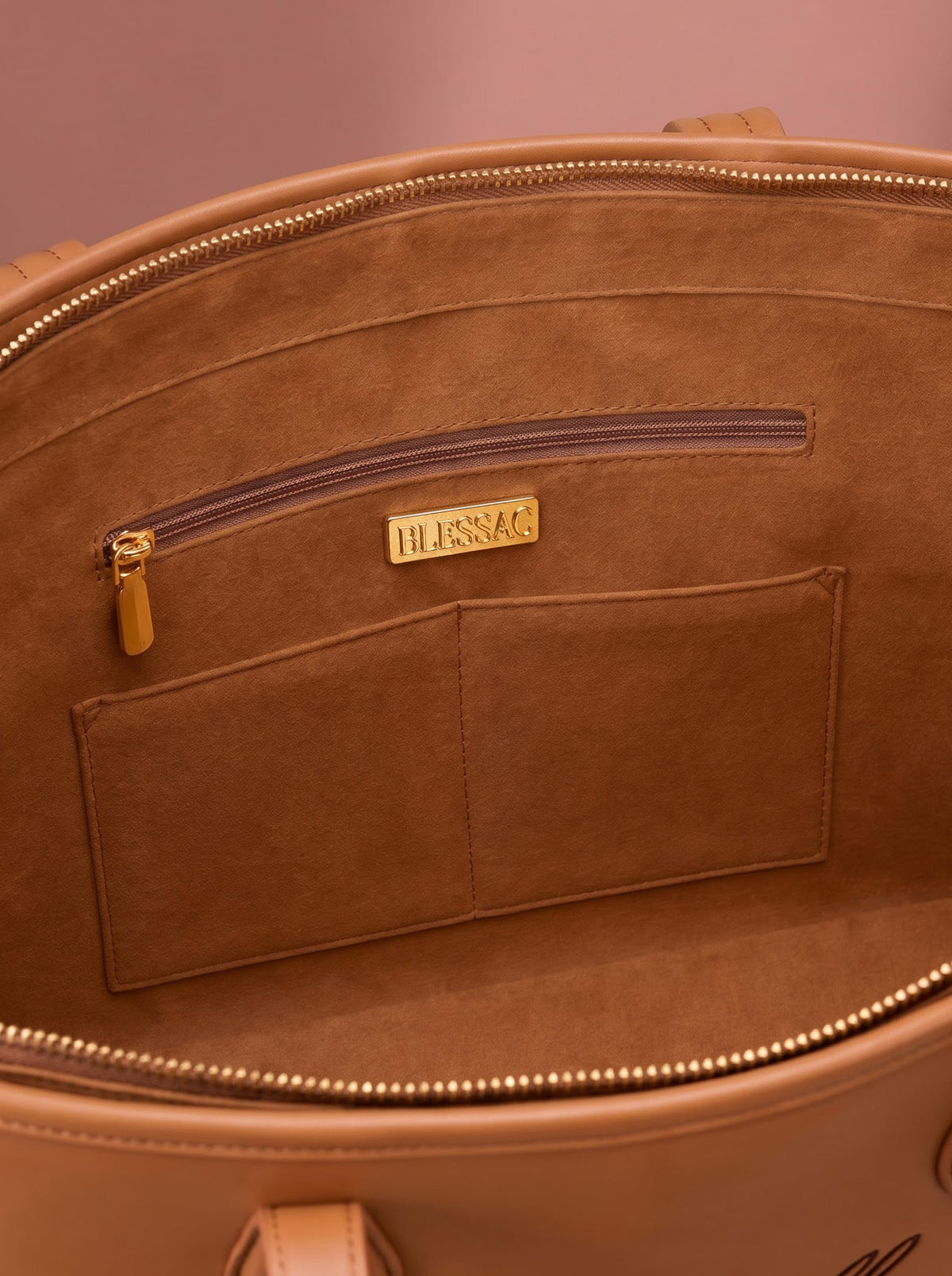 Majestic "Be Still Psalm 46:10" Embossed Leather Tote