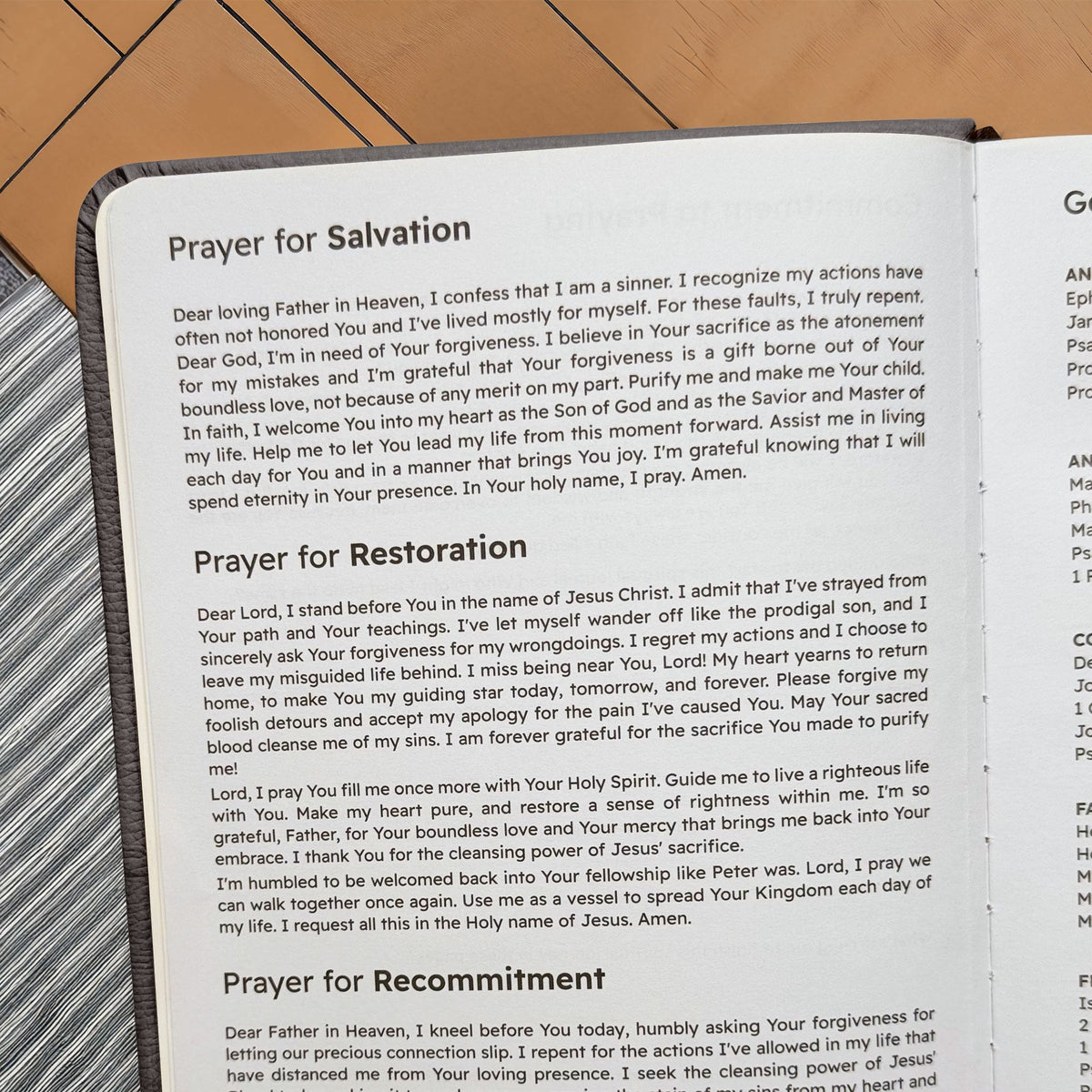 Righteous 1 Timothy 6:11 Leather Prayer Journal