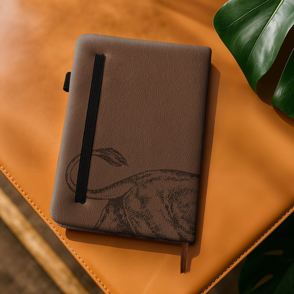 Faithful 1 Timothy 6:11 Leather Prayer Journal