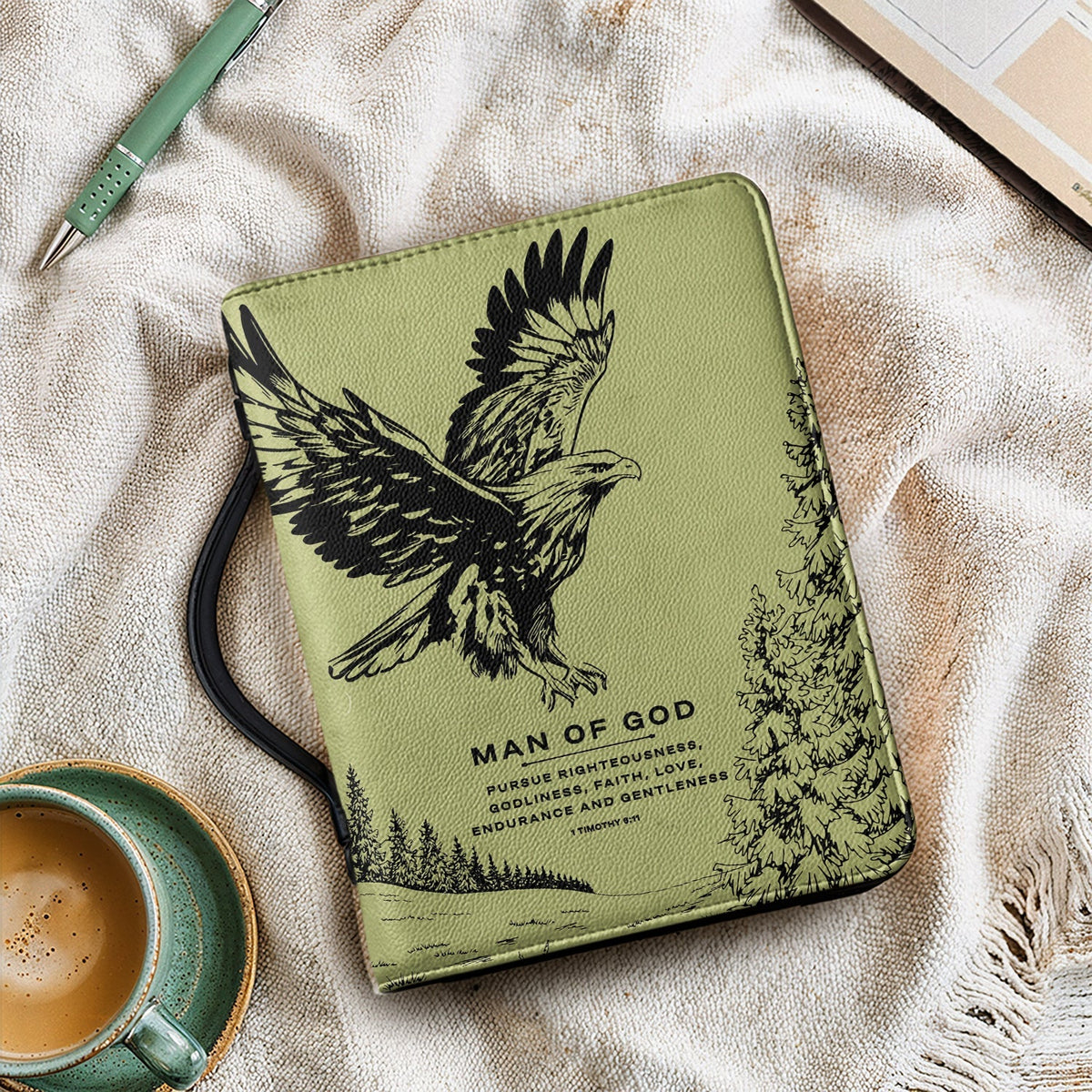 Soar 1 Timothy 6:11 Christian Bible Cover