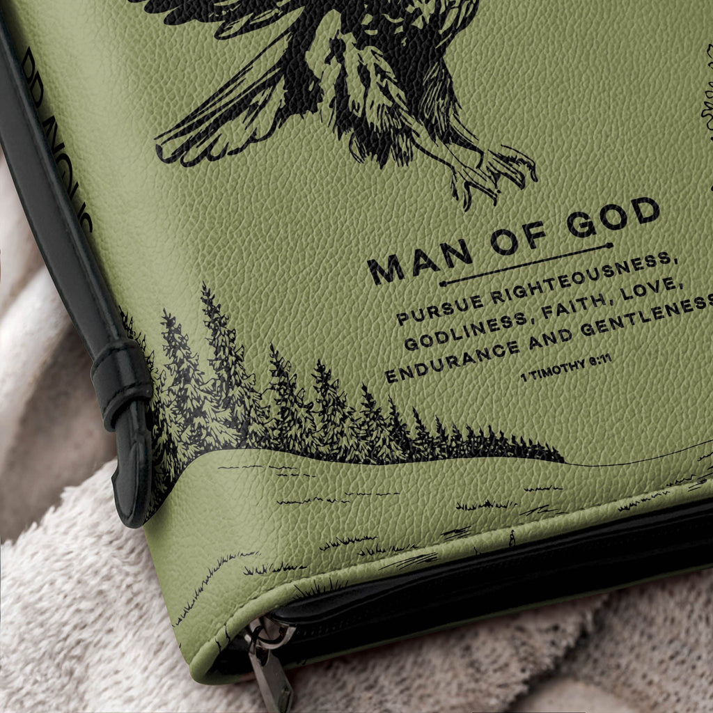 Soar 1 Timothy 6:11 Bible Cover Case