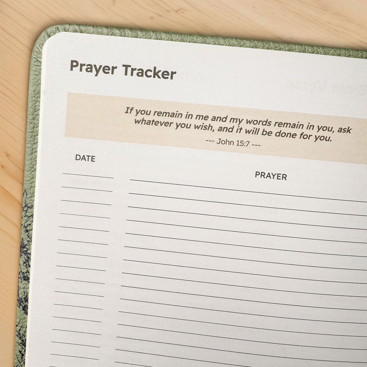 Soar 1 Timothy 6:11 Leather Prayer Journal