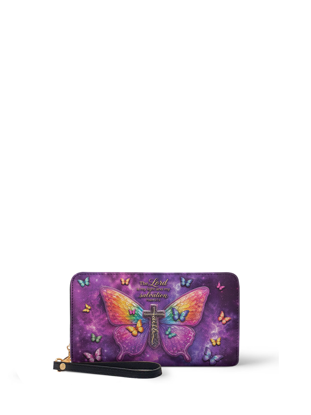 My Light Psalm 27:1 Bible Verse Wallet