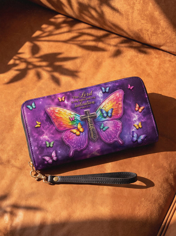 My Light Psalm 27:1 Bible Verse Wallet