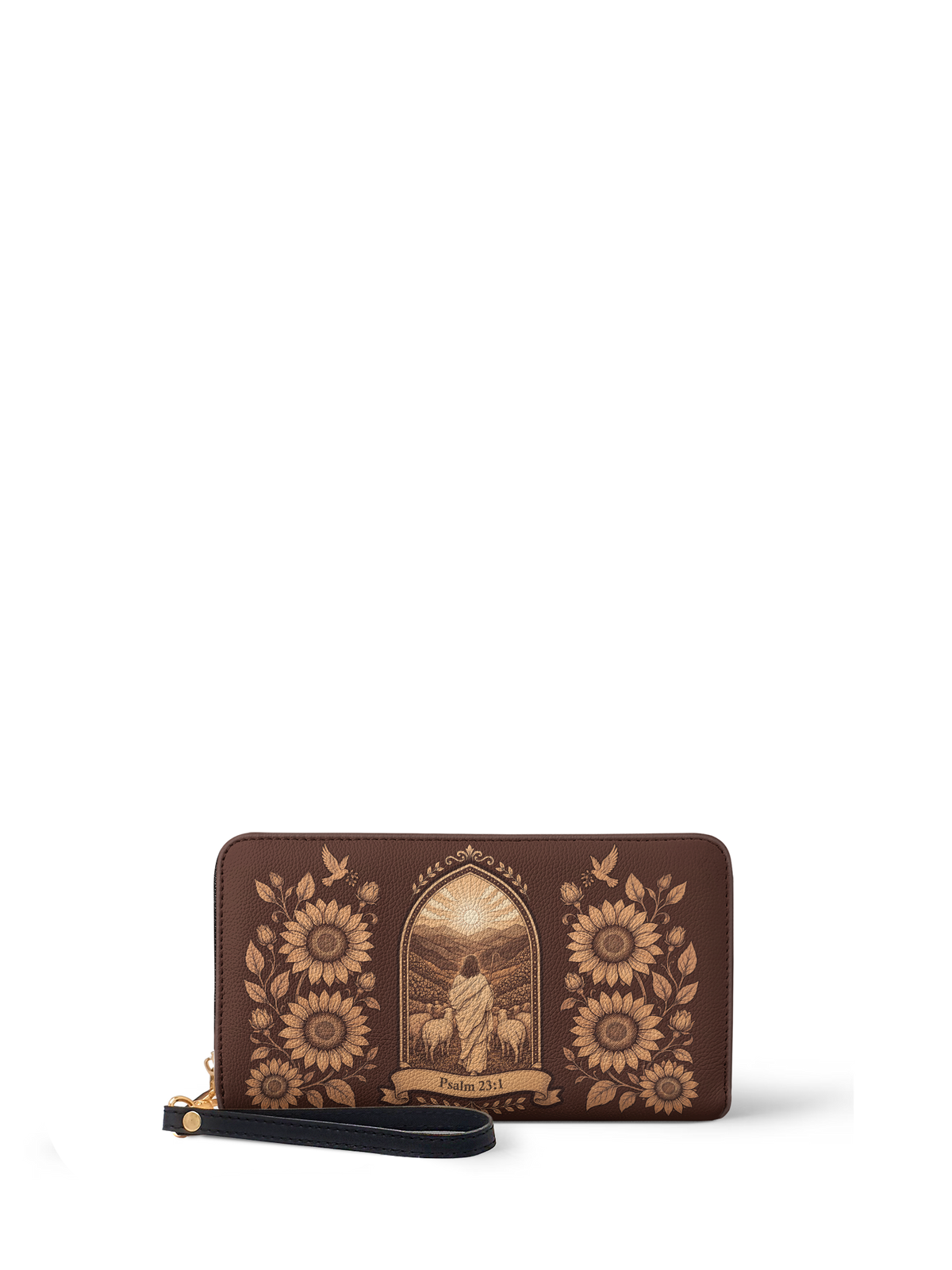 My Shepherd Psalm 23:1 Bible Verse Wallet