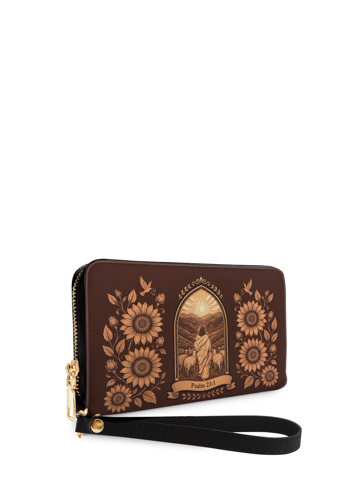 Psalm 23:1 My Shepherd Christian Wallet