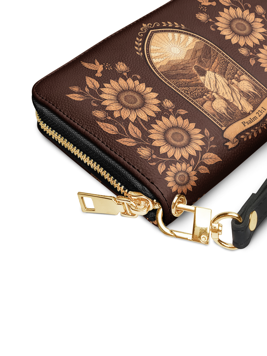 Psalm 23:1 My Shepherd Christian Wallet