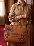 "I Can Do All Things" Philippians 4:13 Leather Handbag