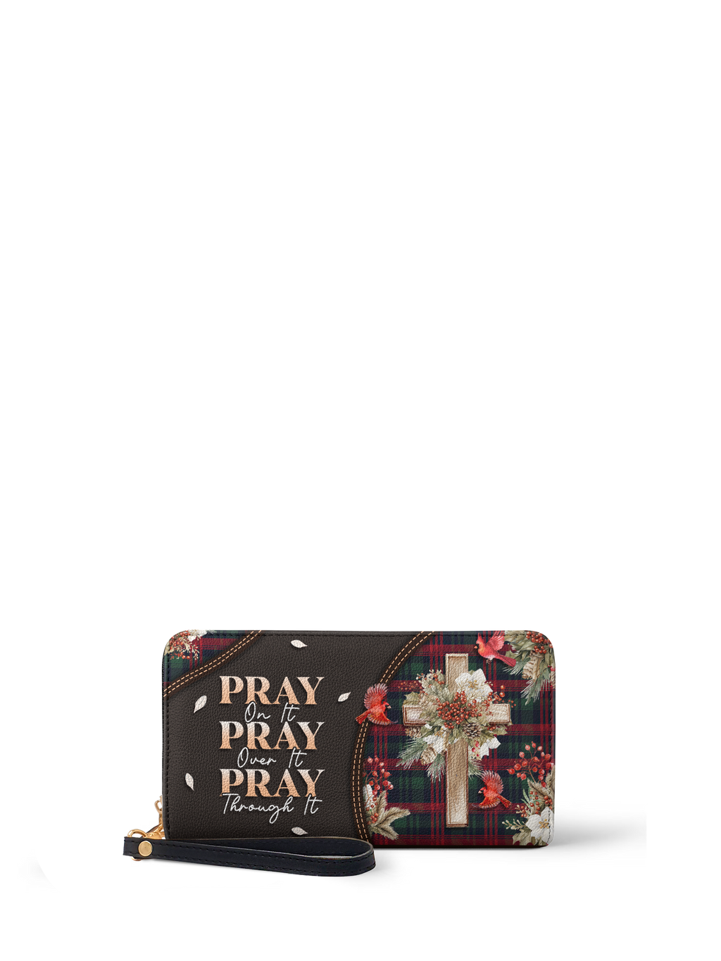 Pray Christian Faith Leather Wallet