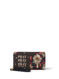 Pray Christian Faith Leather Wallet