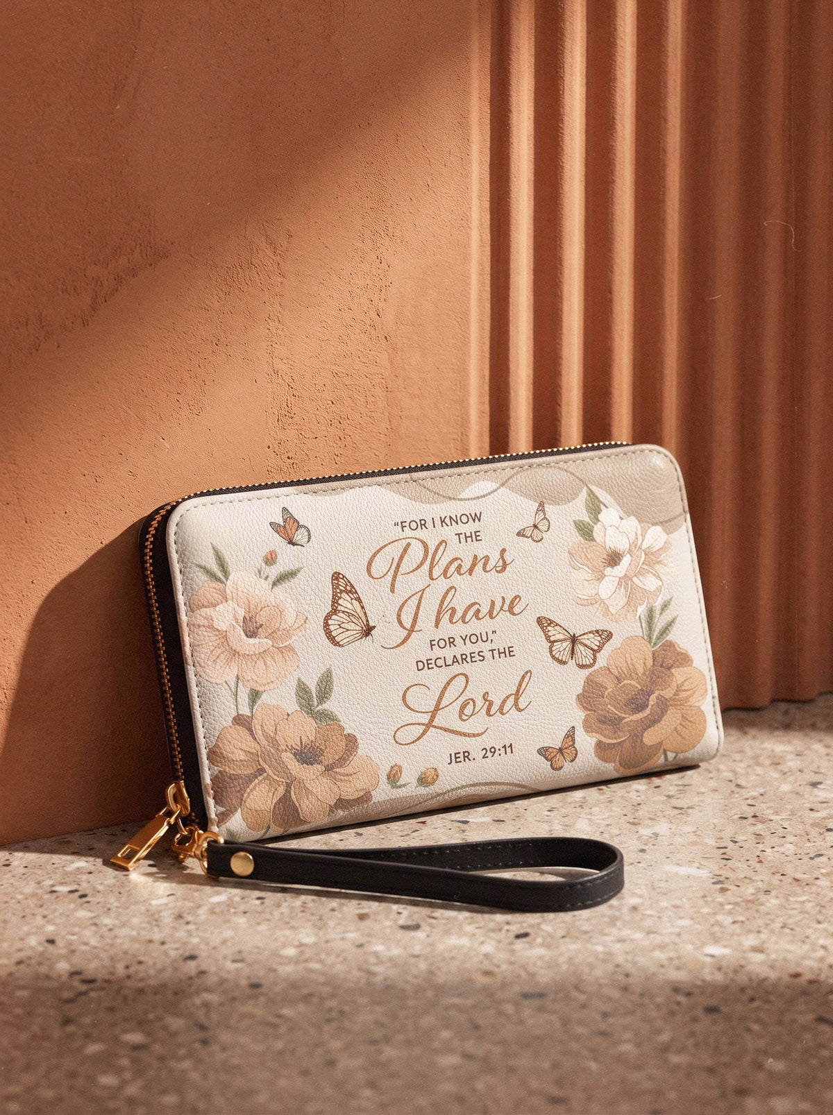 Jeremiah 29:11 Zip-Around Wristlet Wallet