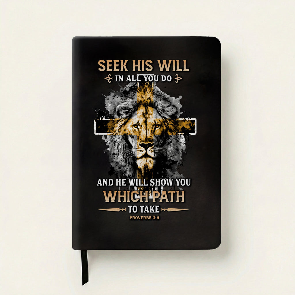 Pathway Proverbs 3:6 Leather Prayer Journal