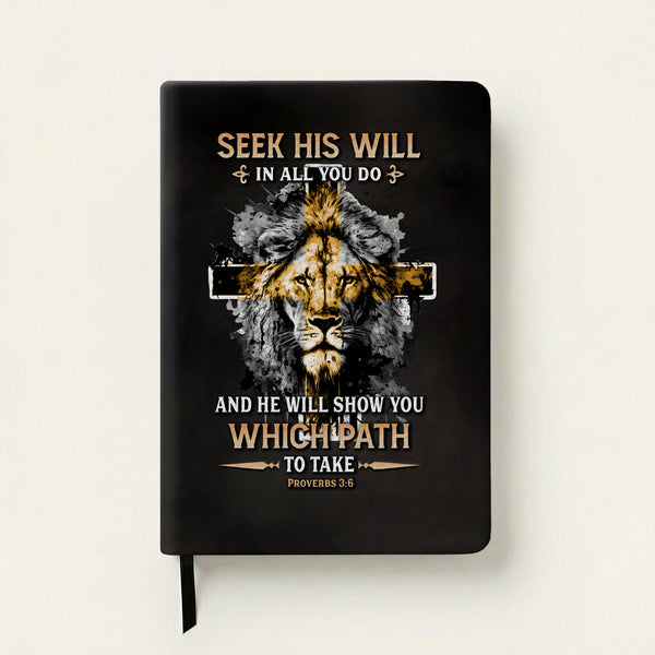 Pathway Proverbs 3:6 Leather Prayer Journal